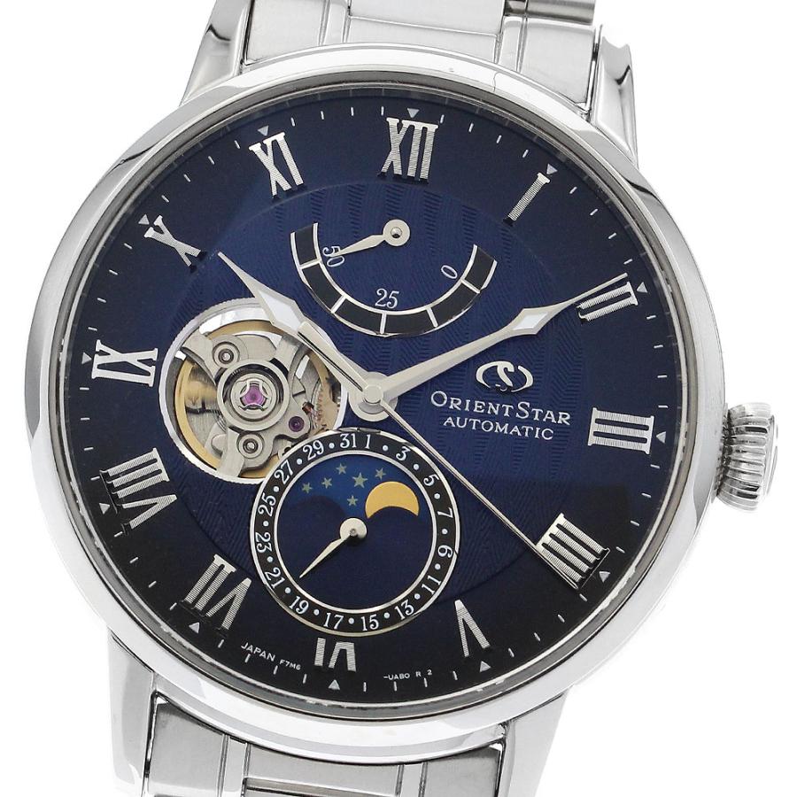 オリエントスター　ムーンフェイズ　RK-AY0103L　中古美品 ORIENT（オリエント） ORIENT RK-AY0103L/F7M6-UAB0 オリエントスター
