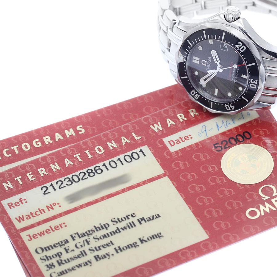 オメガ OMEGA 212.30.28.61.01.001 シーマスター300 デイト クォーツ レディース 良品 保証書付き_916451 OMEGA（オメガ） OMEGA 212.30.28.61.01.001 シーマスター300 デイト