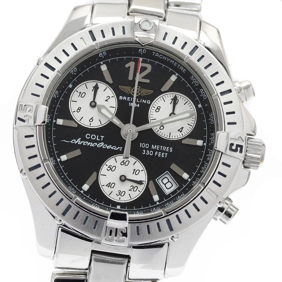ブライトリング BREITLING A53050 コルト クロノオーシャン デイト クォーツ メンズ 保証書付き_891730 ブライトリング（BREITLING） BREITLING A53050 コルト クロノ