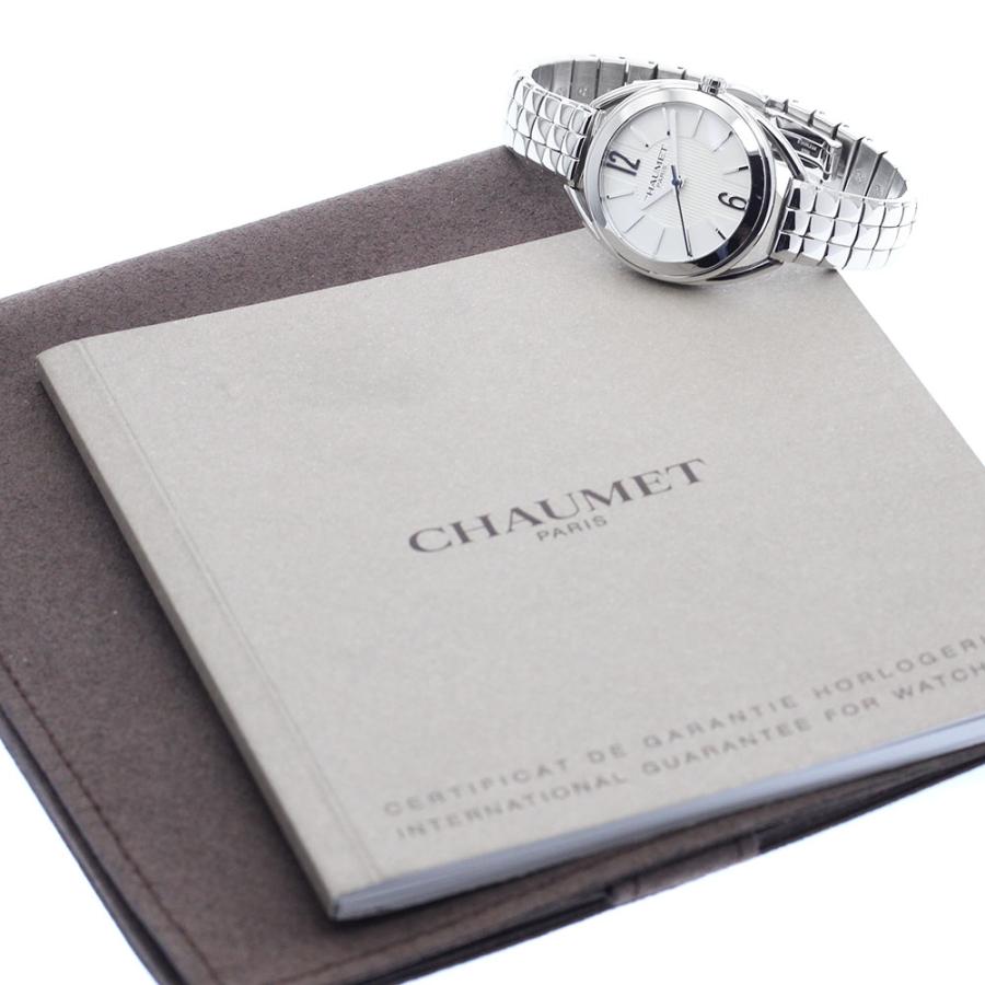 ショーメ Chaumet W23610-01A リアン クォーツ レディース 良品 保証書付き_891857の画像
