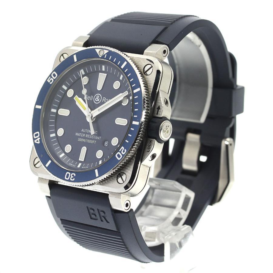 ベル&ロス Bell＆Ross BR0392-D-BU-ST/SRB BR03-92 ダイバーブルー