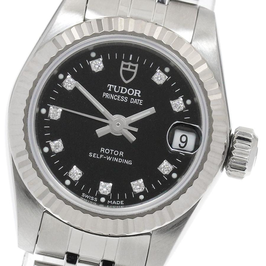 TUDOR（チューダー） チュードル TUDOR 92514 プリンセスデイト 10Pダイヤ WGベゼル cal.616 自動巻き レディース ...