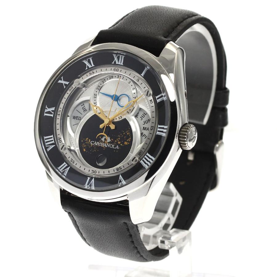 シチズン CITIZEN BU0020-03A/8730-T018033 カンパノラ 天満星 トリプルカレンダー ムーンフェイズ メンズ 良品 箱・保証書付き_892306の画像