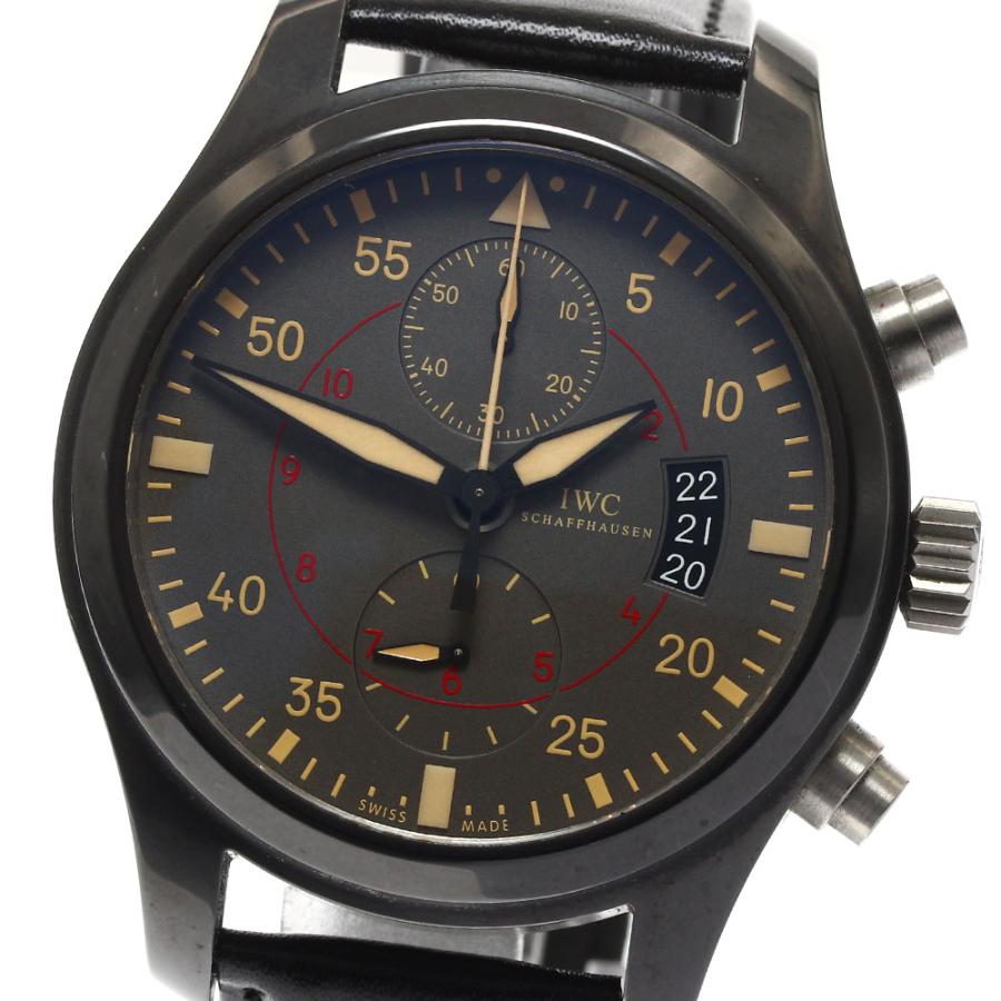 IWC SCHAFFHAUSEN IW388002 パイロットウォッチ トップガン ミラマー デイト クロノグラフ 自動巻き メンズ 良品 保証書付き_892534 IWC SCHAFFHAUSEN（IWCシャフハウゼン） IWC SCHAFFHAUSEN IW388002