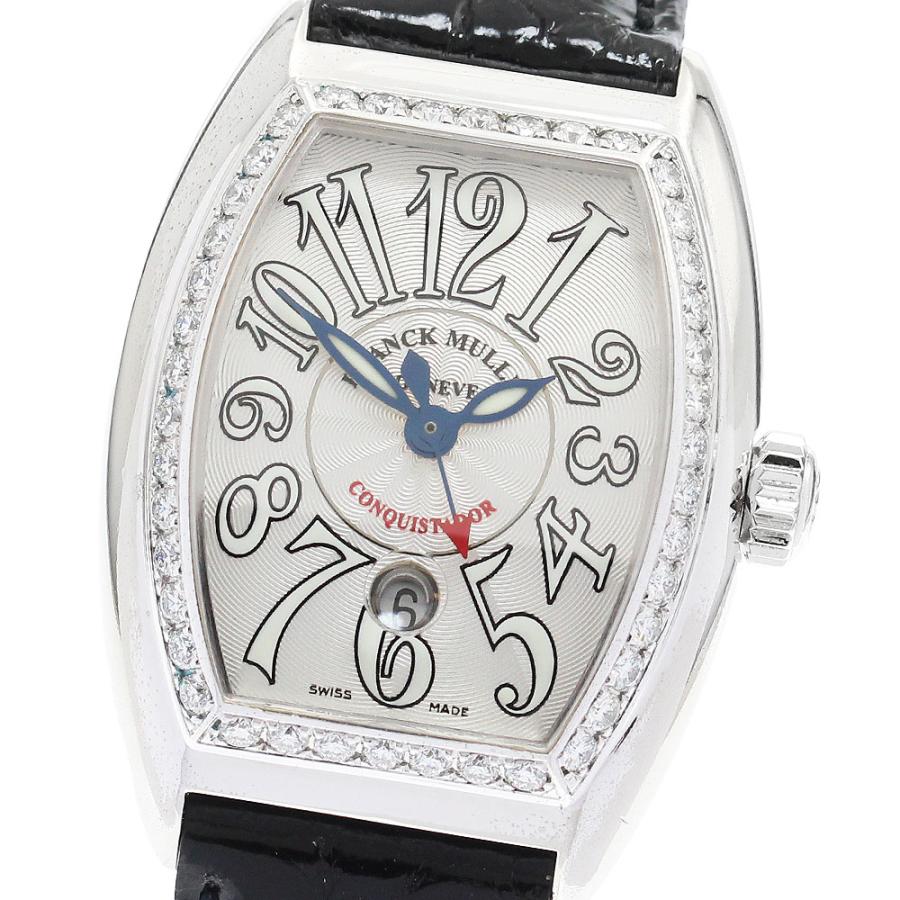 フランクミュラー FRANCK MULLER 8005LD1R コンキスタドール ダイヤベゼル デイト 自動巻き レディース _892561【ev20】 FRANCK MULLER（フランクミュラー） FRANCK MULLER 8005LD1R