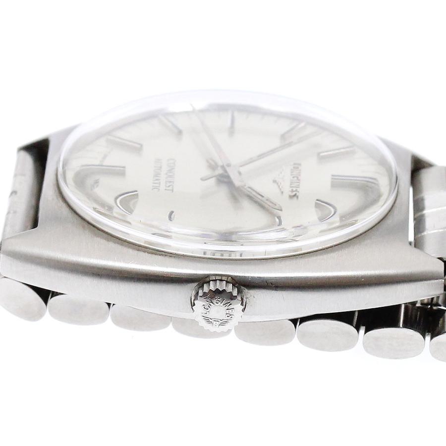 稼動】ロンジン コンクエスト デイト コンビ レディース 腕時計 882