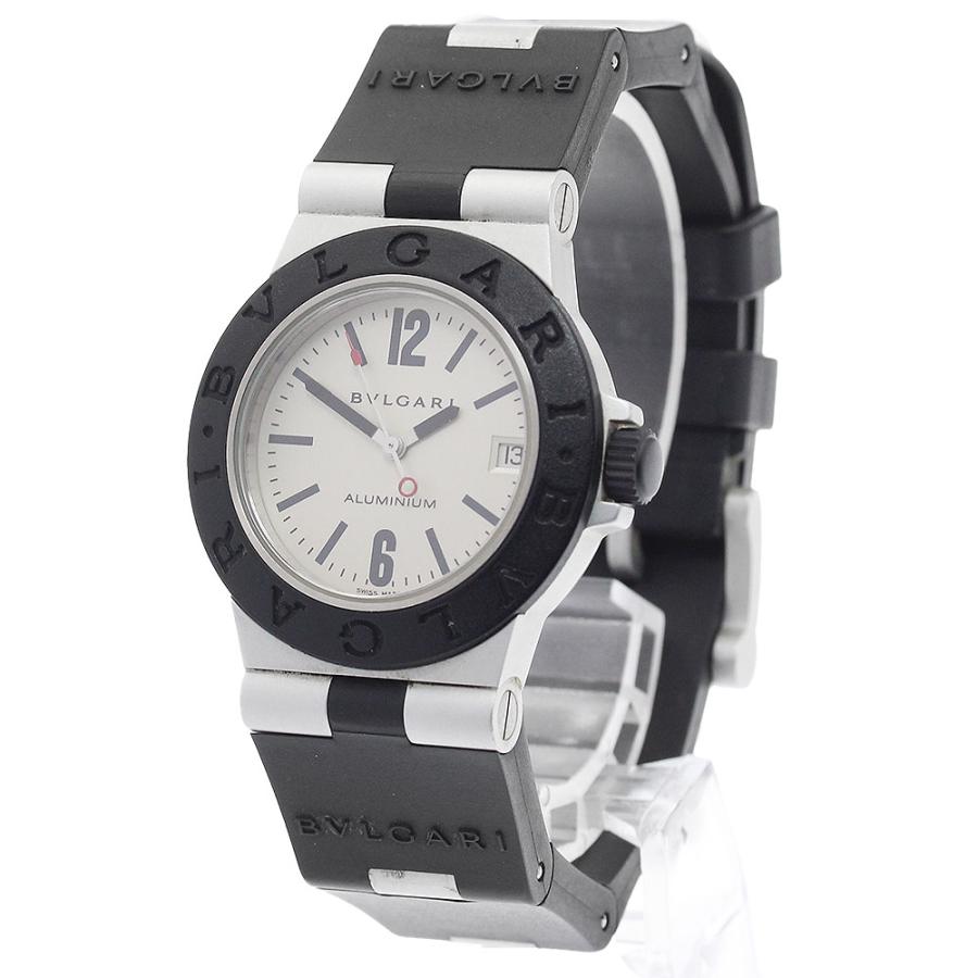 BVLGARI ブルガリ AL32A アルミニウム デイト クォーツ ボーイズ