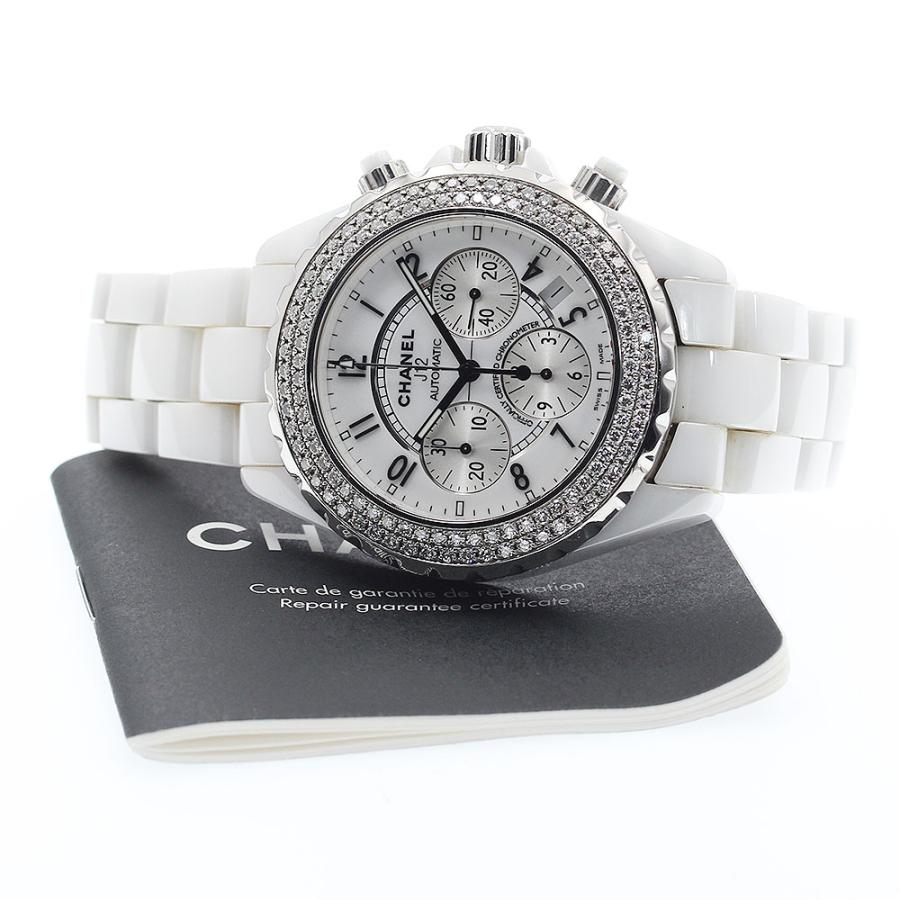 CHANEL（シャネル） CHANEL H1008 J12 クロノグラフ ダイヤベゼル 自動