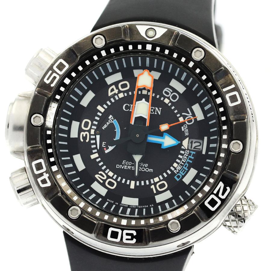 時計 CITIZEN ECO-DRIVE J250-S092183 Citizen Promaster J250-S092183 Aqua land Eco-Drive Black Slv