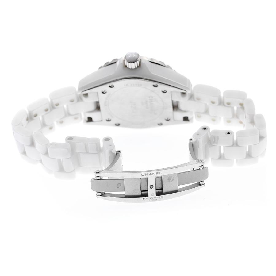 CHANEL（シャネル） CHANEL H2010 J12 ピンクサファイアベゼル 12Pダイヤ クォーツ レディース _894676 ...