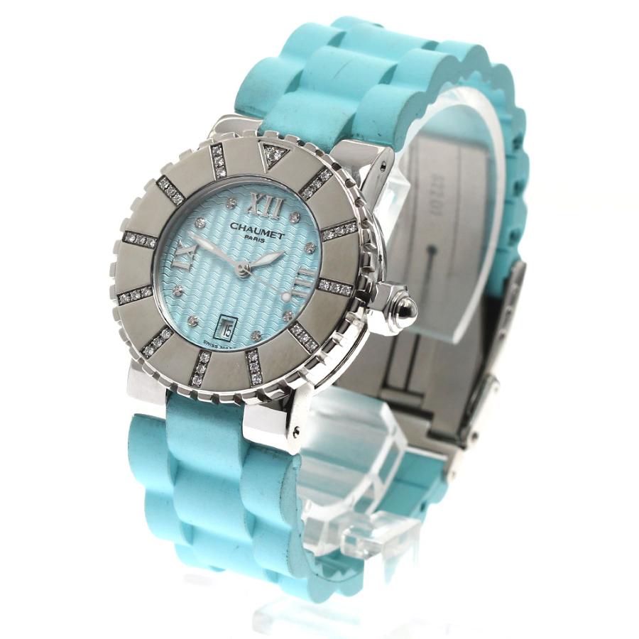 【美品・稼働品】 ショーメ CHAUMET クラスワン ダイヤ シェル デイト 美品・稼働品】ショーメ CHAUMET クラスワン ダイヤ シェル デイト