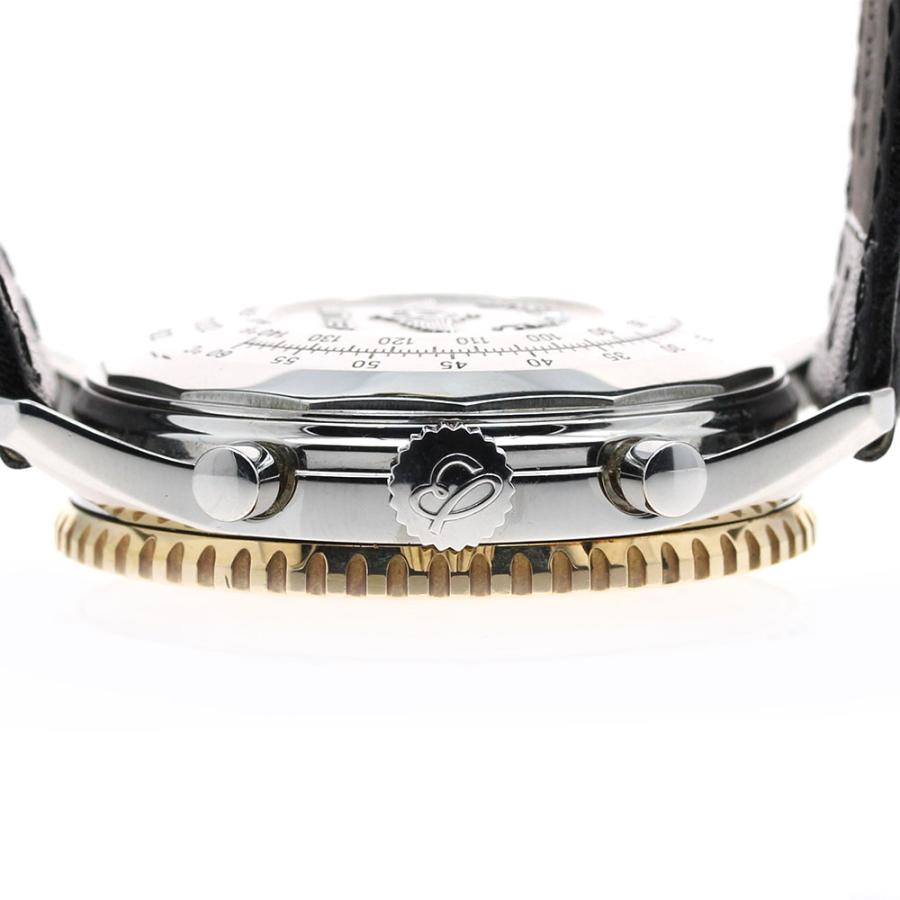 ブライトリング（BREITLING） 訳あり BREITLING D13022 オールドナビタイマー クロノグラフ K18YGベゼル 自動巻き ...