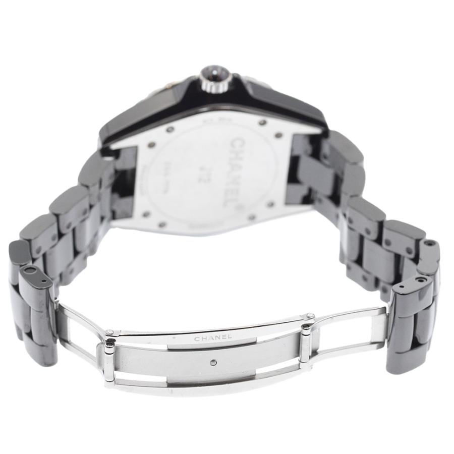 シャネル CHANEL H3109 J12 黒セラミック ダイヤベゼル 8P 自動巻き メンズ _896155 CHANEL（シャネル） CHANEL H3109 J12 黒セラミック ダイヤベゼル 8P