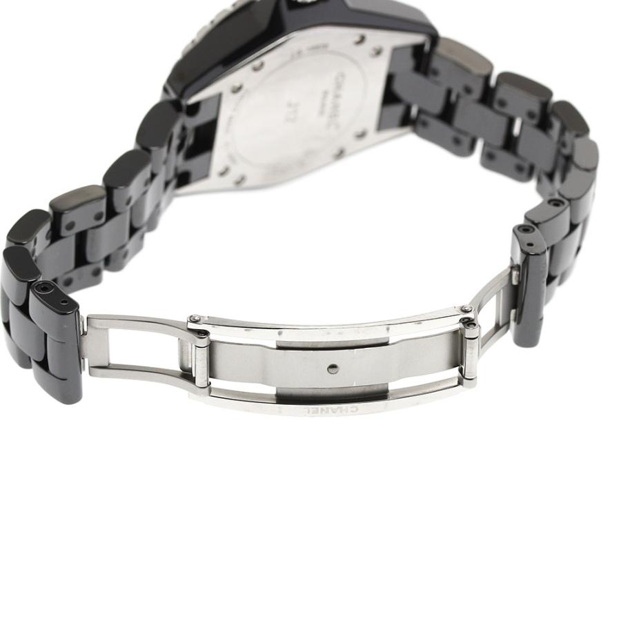CHANEL 訳あり シャネル H0682 J12 黒セラミック 33MM クォーツ  