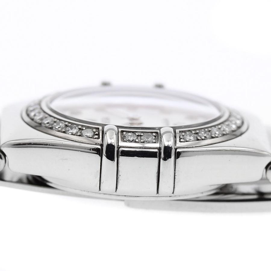 OMEGA オメガ コンステレーション ダイヤベゼル クォーツ レディース  