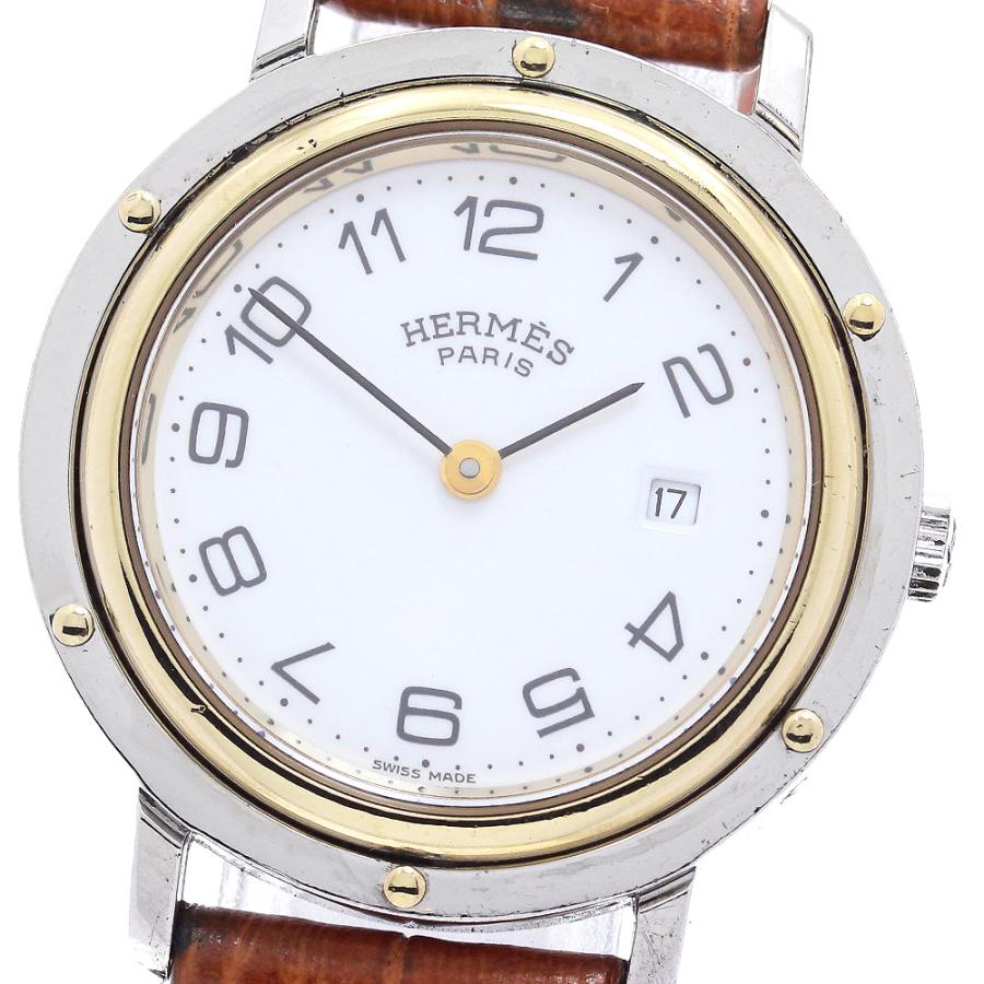 エルメス HERMES クリッパー デイト クォーツ レディース _896955【ev10】 HERMES（エルメス） クリッパー デイト クォーツ レディース _896955