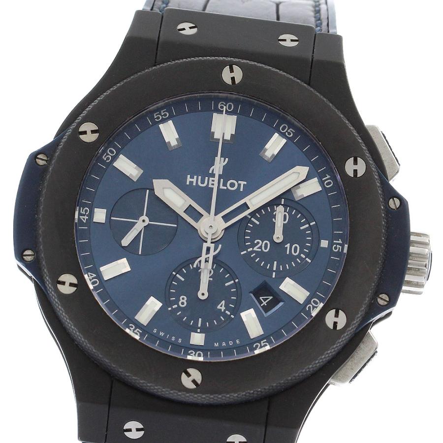 ウブロ HUBLOT 301.CI.7170.LR ビッグバン セラミックブルー クロノグラフ 自動巻き メンズ 保証書付き_897177 HUBLOT（ウブロ） HUBLOT 301.CI.7170.LR ビッグバン セラミックブルー