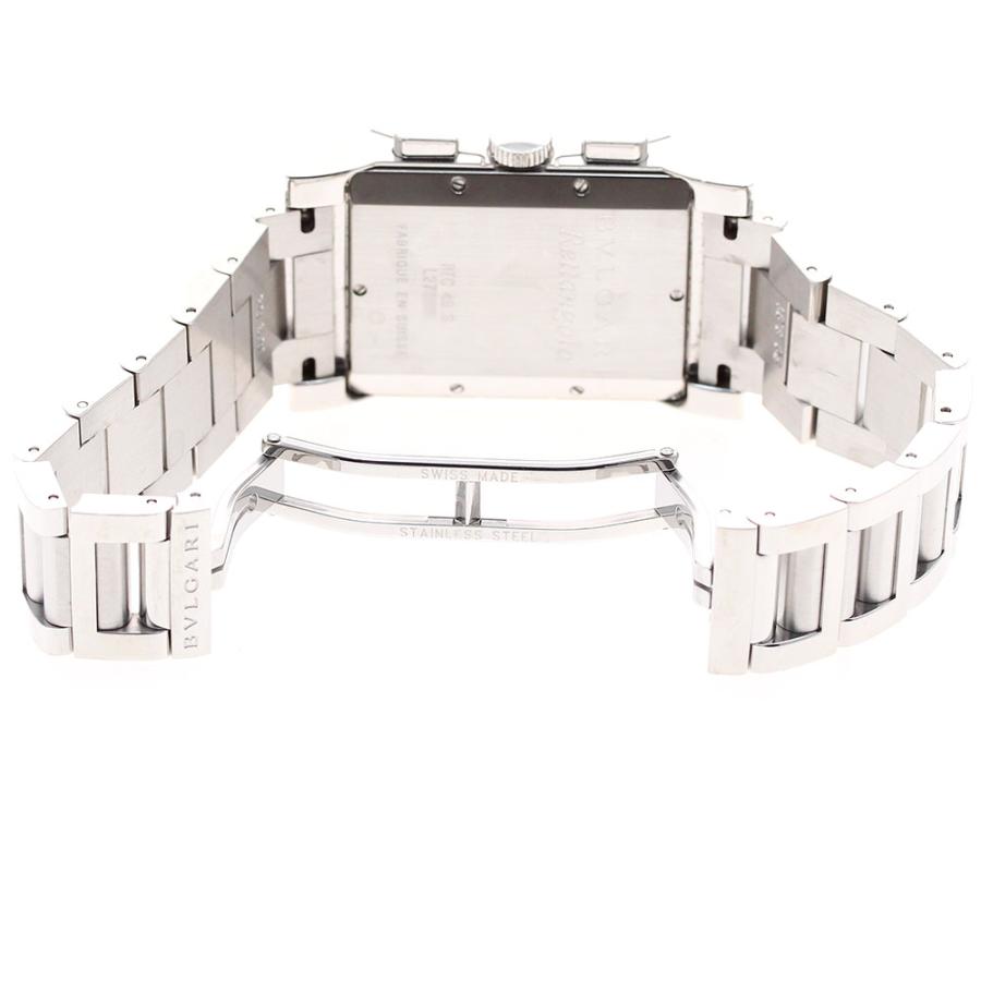 BVLGARI ブルガリ RTC49S レッタンゴロ クロノグラフ クォーツ メンズ  