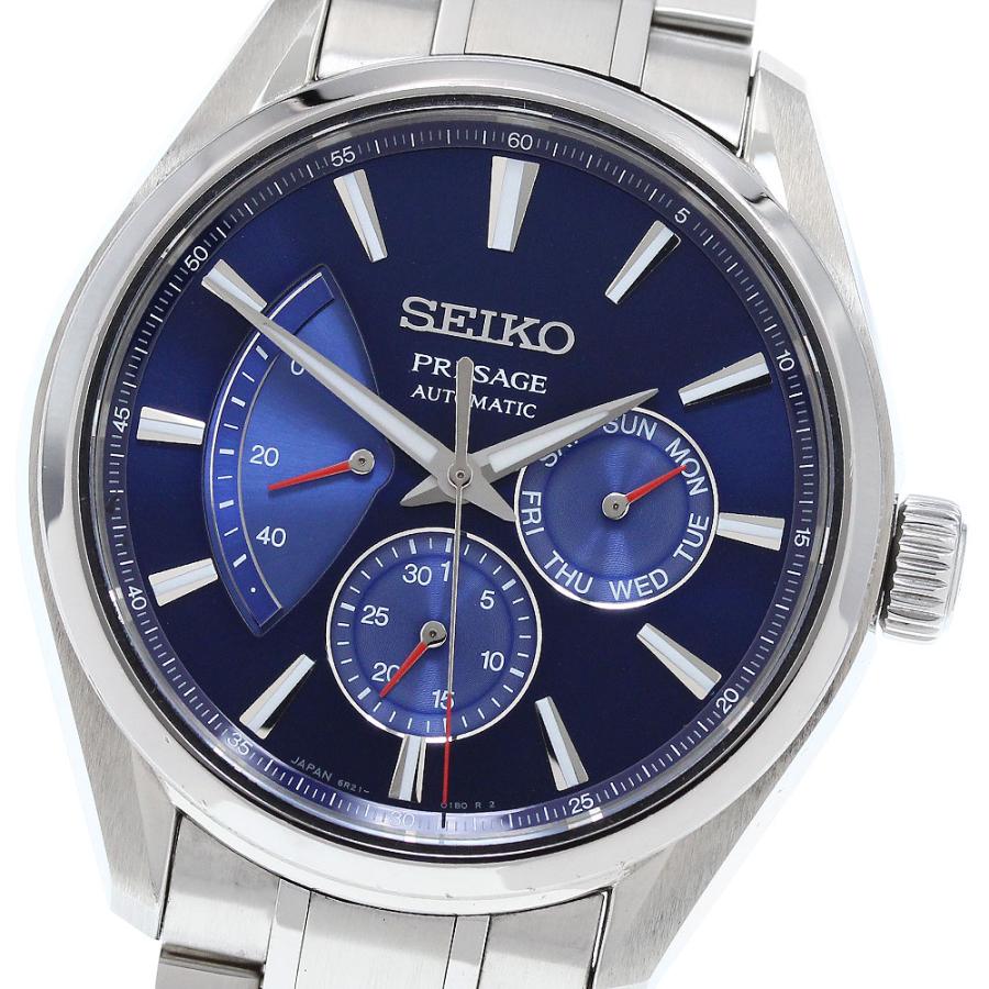 セイコー SEIKO 6R21-01E0/SARW037 プレサージュ 武藤嘉紀コラボ パワーリザーブ 自動巻き メンズ _897454 SEIKO（セイコー） SEIKO 6R21-01E0/SARW037 プレサージュ 武藤嘉紀