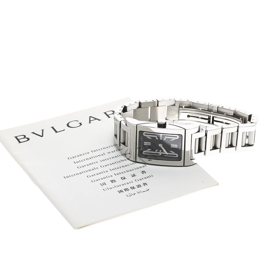 BVLGARI ブルガリ RT39S レッタンゴロ クォーツ レディース 保証書付き  