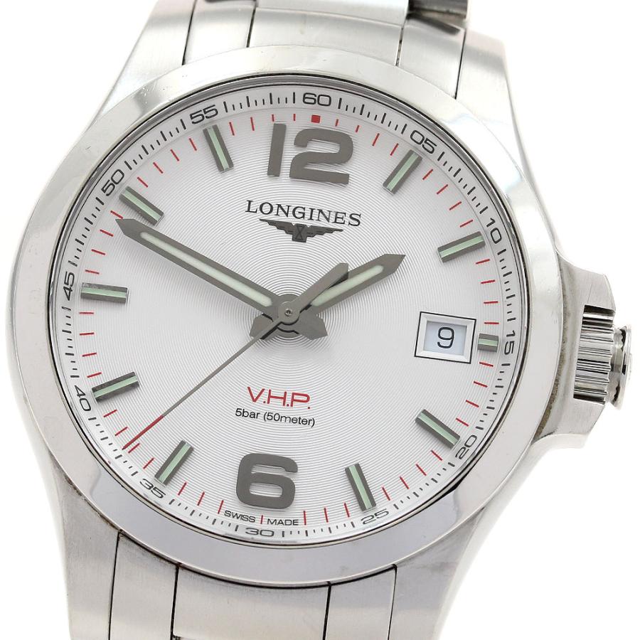 LONGINES ロンジン L3.716.4.76.6 コンクエスト V.H.P デイト クォーツ  