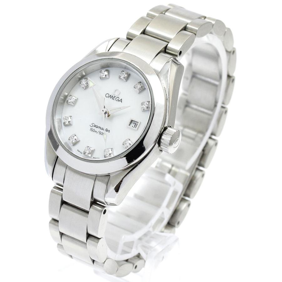 OMEGA オメガ 2577.75 シーマスター アクアテラ 11Pダイヤ クォーツ  