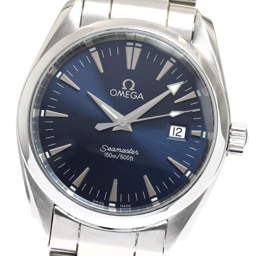 オメガ 2518.80 OMEGA Seamaster トケマー:OMEGA オメガ シーマスター アクアテラ 2518.80 青文字