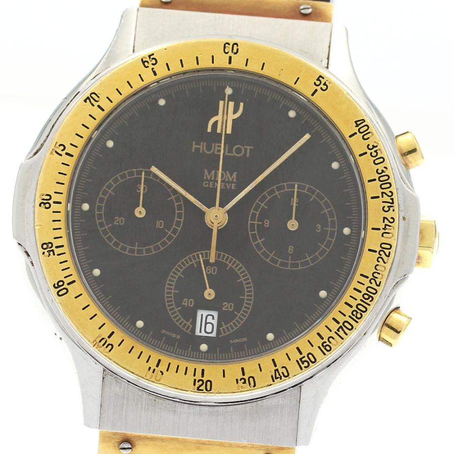 ウブロ HUBLOT 1621.2 MDM クロノグラフ YGコンビ クォーツ メンズ _899553 HUBLOT（ウブロ） HUBLOT 1621.2 MDM クロノグラフ YGコンビ クォーツ