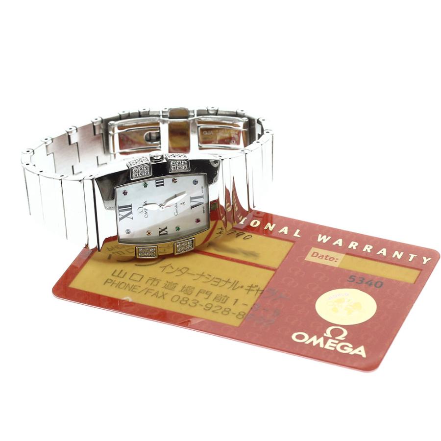 OMEGA オメガ 1586.79 コンステレーション クアドレラ ダイヤ