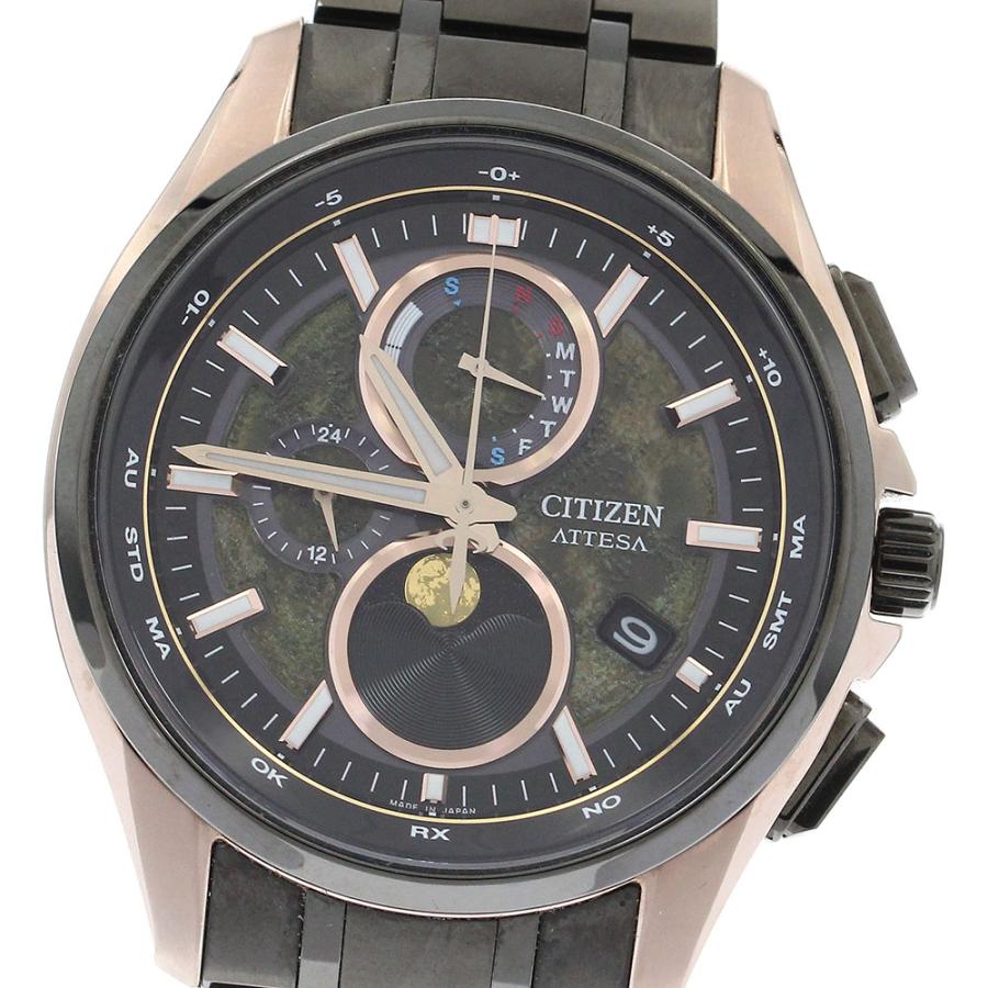 新品　シチズンアテッサ　ソーラー電波時計　BY1009-64Y　ブラックチタン CITIZEN シチズン】BY1009-64Y アテッサ 世界限定2,100本 - 安心