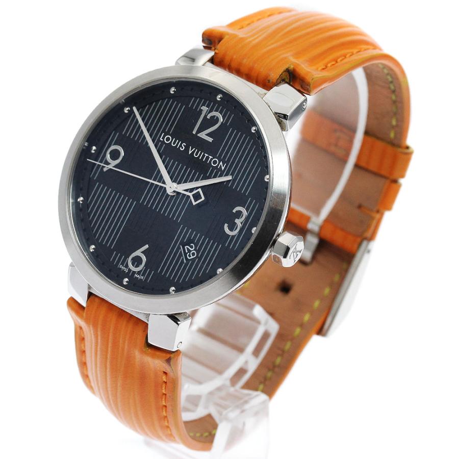 LOUIS VUITTON ルイ・ヴィトン Q1D07 タンブール スリム ダミエ グラ  