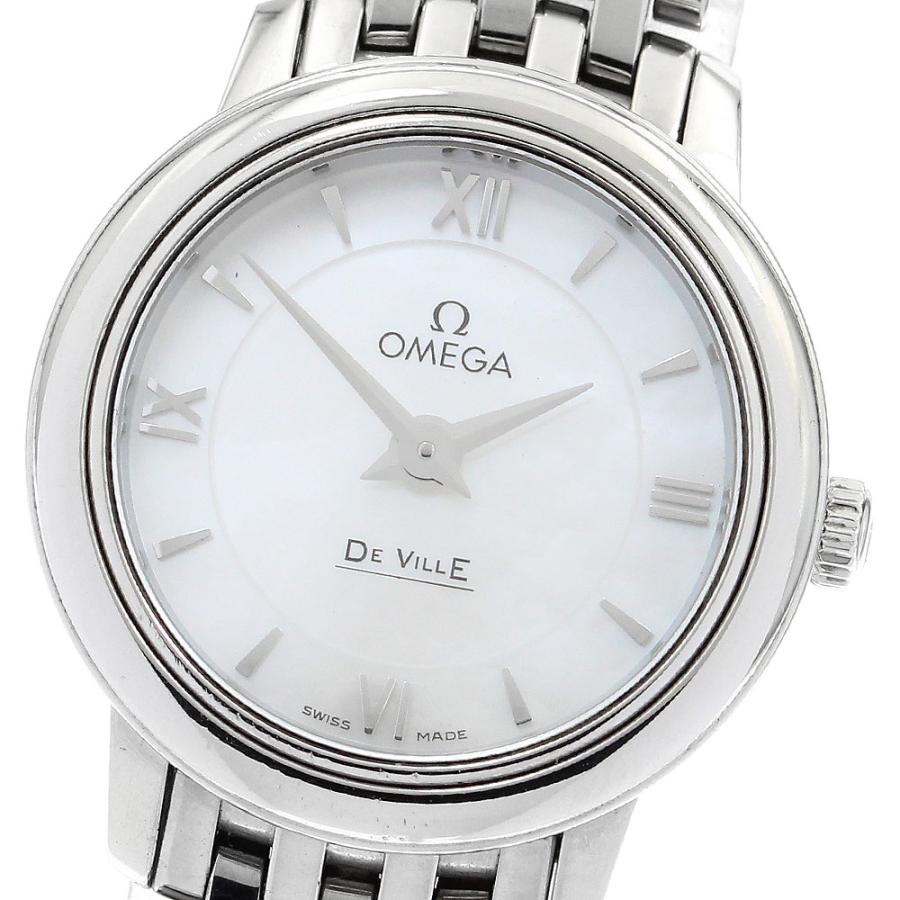 OMEGA オメガ 424.10.24.60.05.001 デビル プレステージ シェル文字盤  