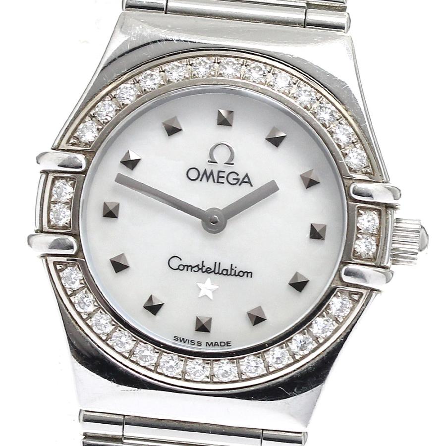 OMEGA オメガ 1465.71 コンステレーション ダイヤベゼル ホワイト  