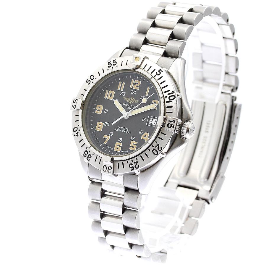 N*E様 稼働品　ブライトリング コルト A57035 純正シャークベルト&純正 ブライトリング（BREITLING） BREITLING A57035 コルト デイト