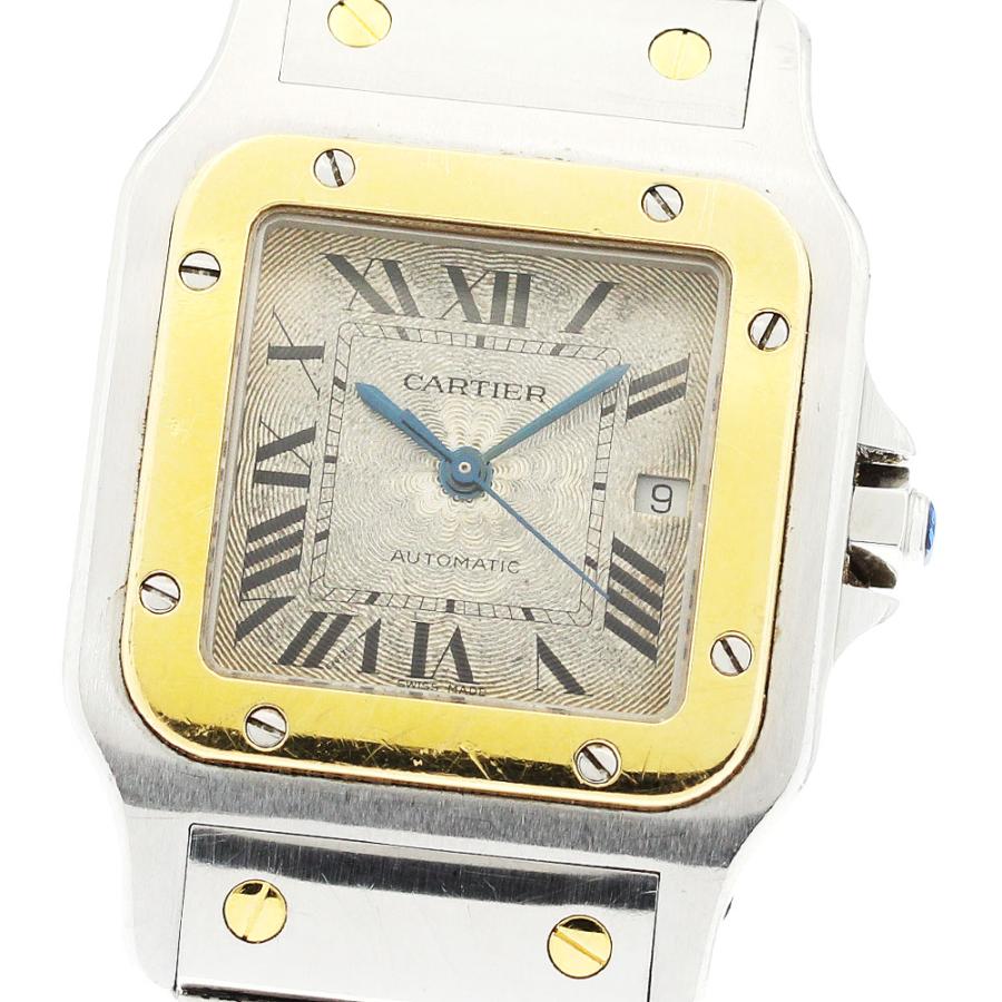 カルティエ CARTIER W20058C4 サントスガルベLM YGコンビ 自動巻き メンズ _812452 Cartier（カルティエ） CARTIER W20058C4 サントスガルベLM YGコンビ