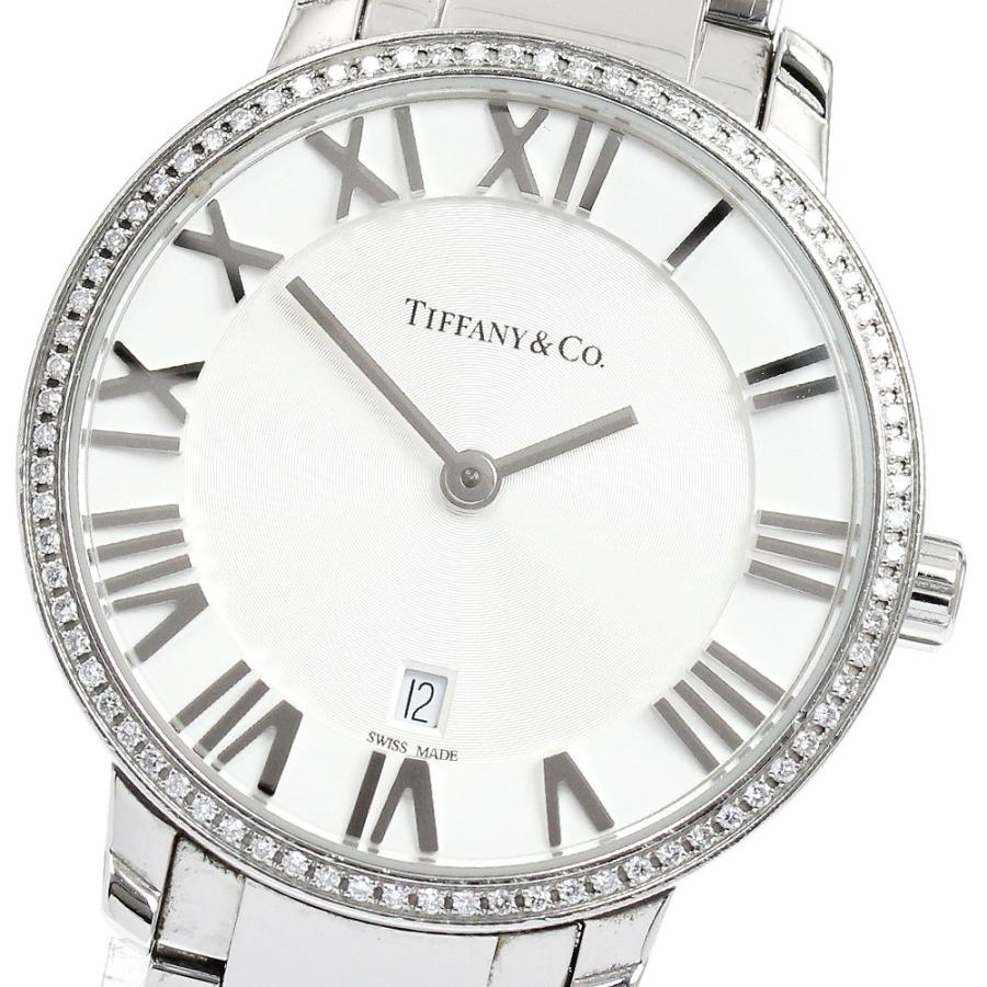 美品　ティファニー　シェル文字盤 アトラス　ダイヤベゼル　2ハンド　腕時計 TIFFANY&Co.（ティファニー） TIFFANY&Co. 34876177 アトラス 2ハンド