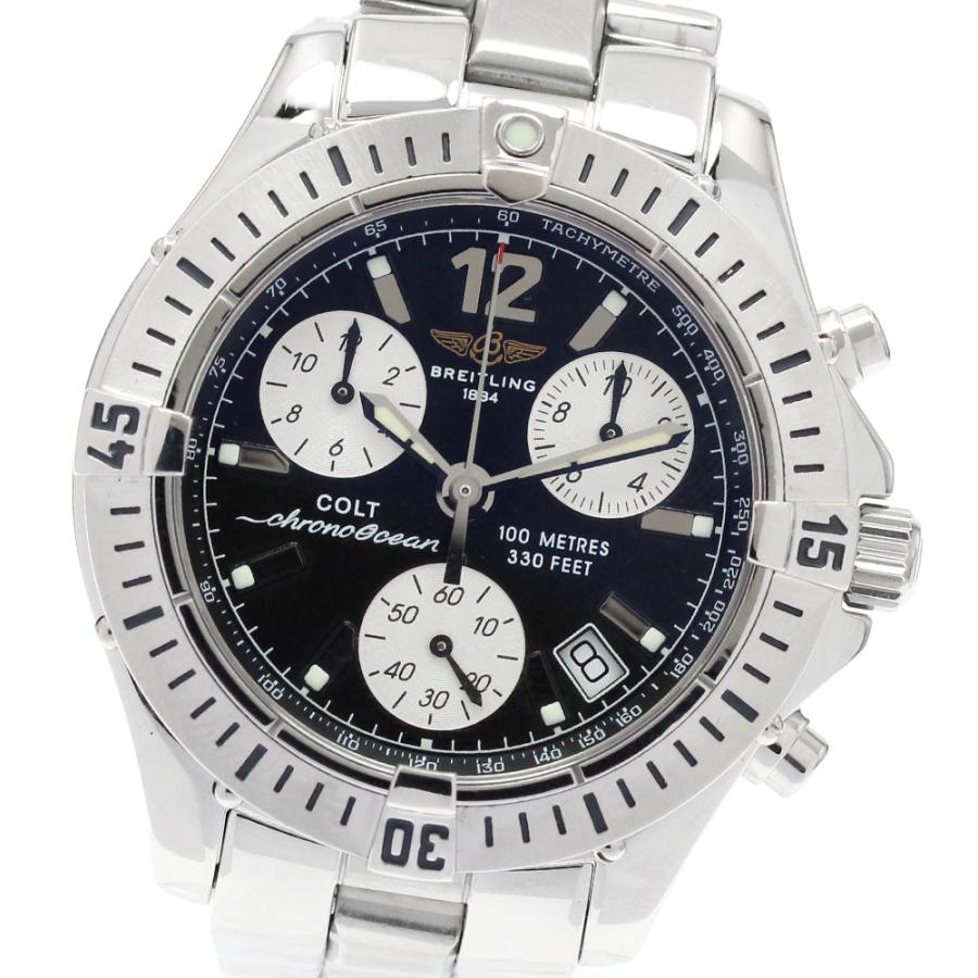メンズ男性 ブライトリング コルトクロノオーシャンクロノグラフ腕時計A53350 ブライトリング（BREITLING） BREITLING A53350 コルト クロノ