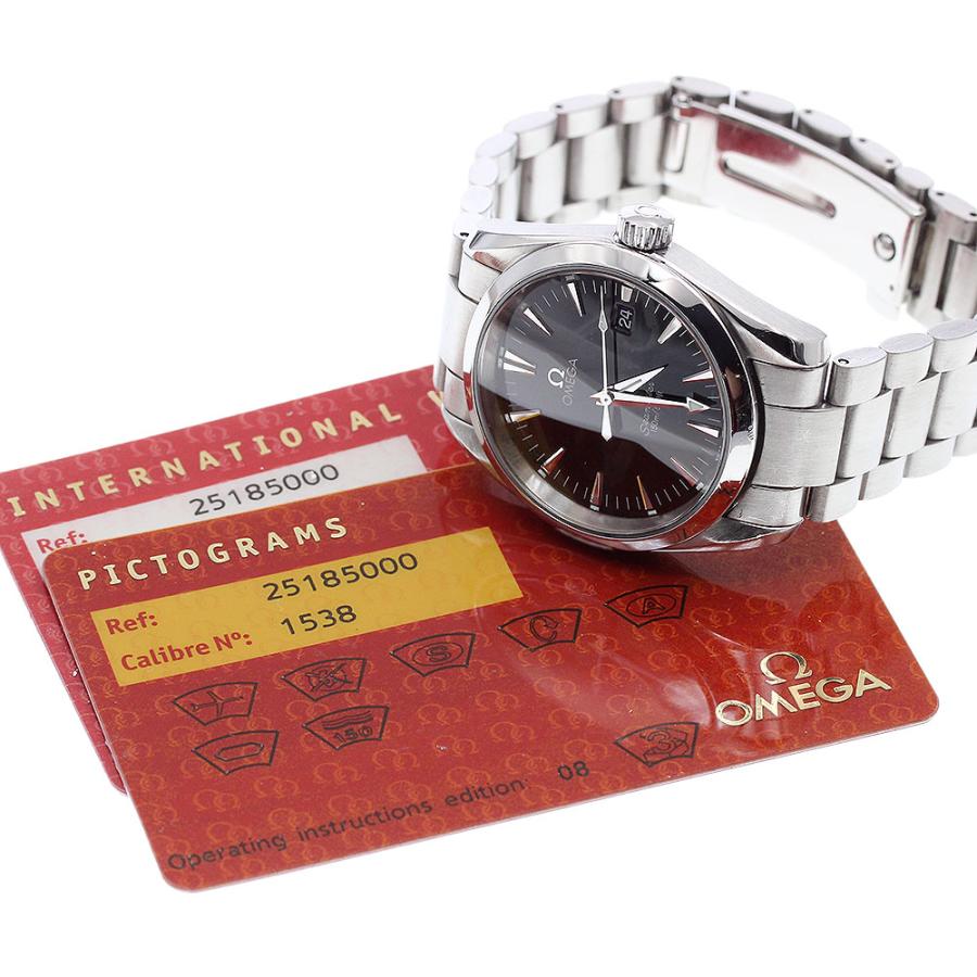 OMEGA オメガ 2518.50 シーマスター デイト クォーツ ボーイズ 保証書付き_901101 : CLOSER Yahoo!ショップ ...
