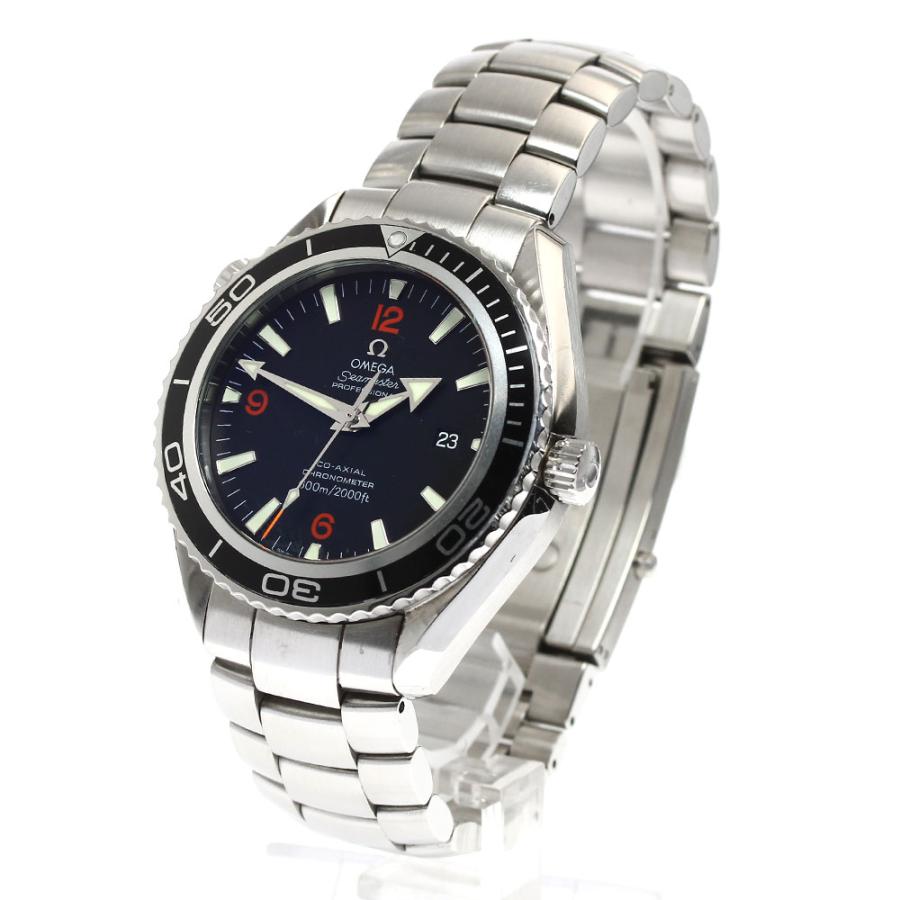 OMEGA（オメガ） OMEGA 2200.51 シーマスター プラネットオーシャン デイト コーアクシャル 自動巻き メンズ 保証書付き ...