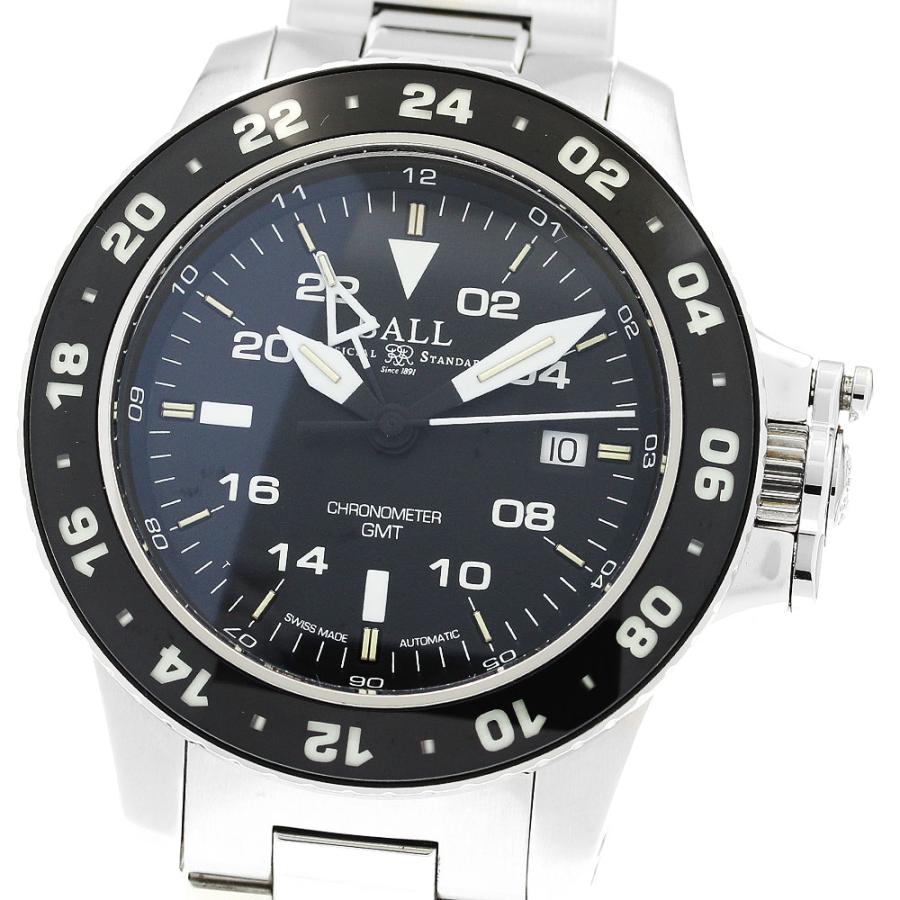 ボールウォッチ BALLWATCH DG2018C-SC-BK エンジニア ハイドロカーボン エアロ GMT2 デイト 自動巻き メンズ 良品 箱・保証書付き_902014 ボールウォッチ BALLWATCH DG2018C-SC-BK エンジニア ハイドロカーボン