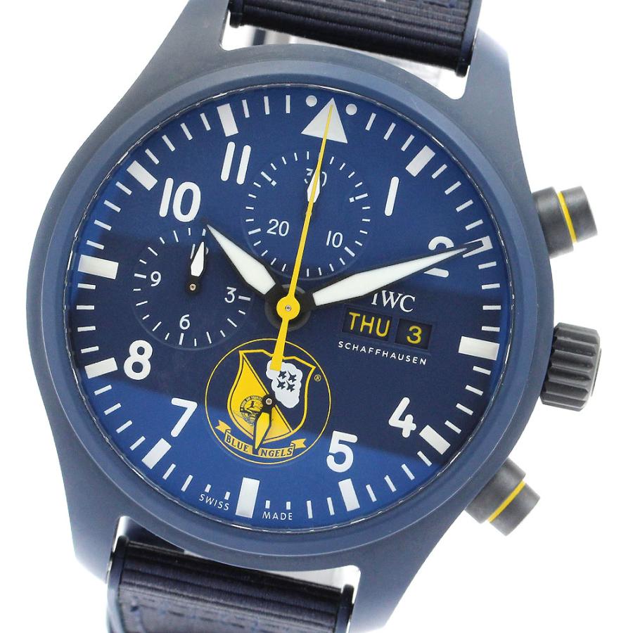 IWC SCHAFFHAUSEN IW389109 パイロットウォッチ ブルーエンジェルス クロノグラフ 自動巻き メンズ 良品 保証書付き_902091 IWC SCHAFFHAUSEN（IWCシャフハウゼン） IWC SCHAFFHAUSEN IW389109