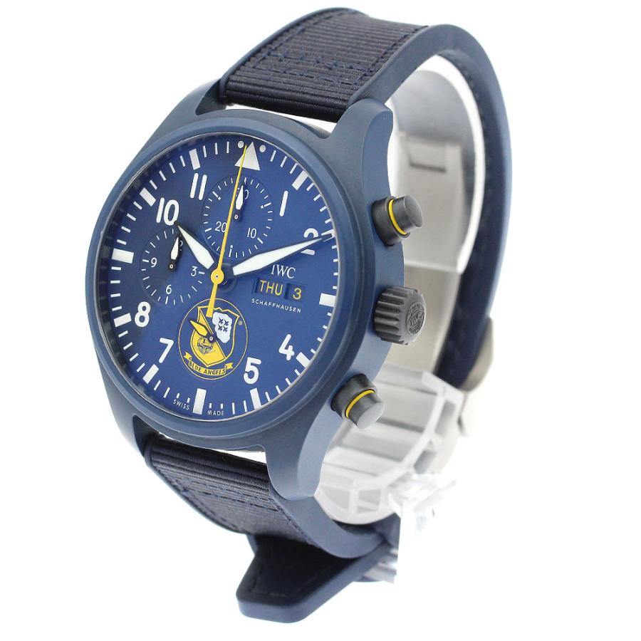 IWC SCHAFFHAUSEN IW389109 パイロットウォッチ ブルーエンジェルス クロノグラフ 自動巻き メンズ 良品 保証書付き_902091 IWC SCHAFFHAUSEN（IWCシャフハウゼン） IWC SCHAFFHAUSEN IW389109