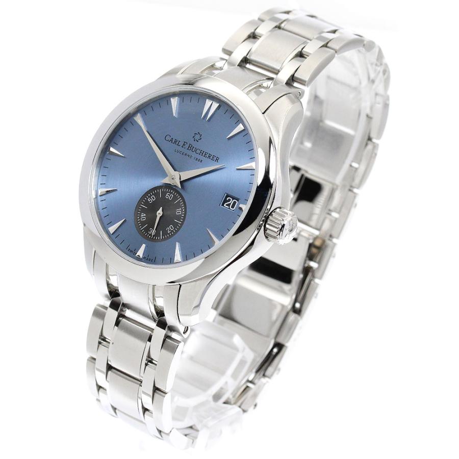 カール F.ブヘラ CARL F.BUCHERER 00.10924.08.53.21 マネロ ペリフェラル スモールセコンド 自動巻き メンズ 美品 箱・保証書付き_902989 カール F. ブヘラ（CARL F. BUCHERER） カール F.ブヘラ CARL F