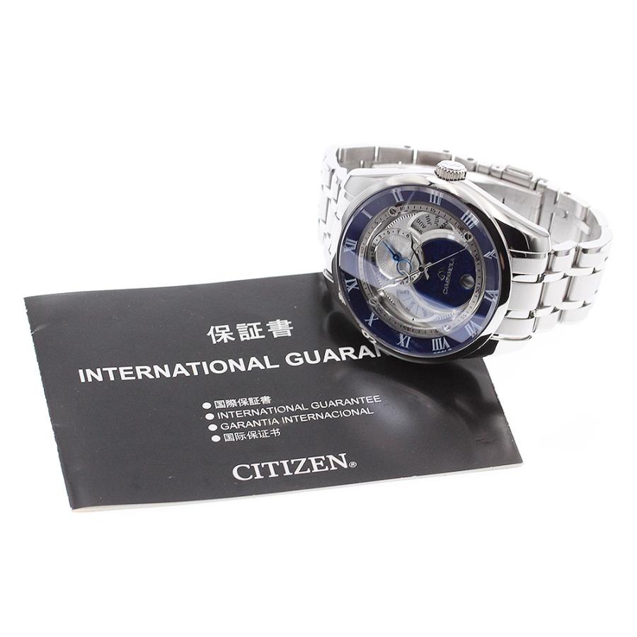 シチズン CITIZEN BU0020-54A/8730-T019056 カンパノラ 紺瑠璃 フレキシブルソーラー ソーラー メンズ 良品 保証書付き_902990の画像