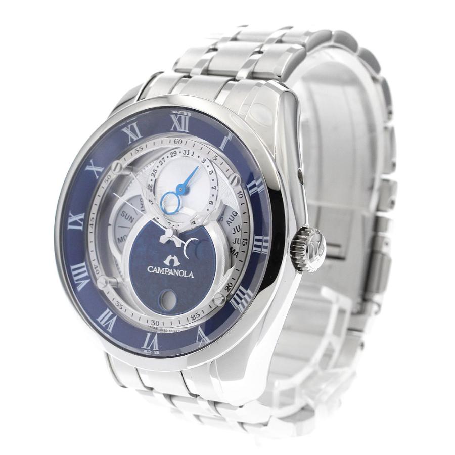 シチズン CITIZEN BU0020-54A/8730-T019056 カンパノラ 紺瑠璃 フレキシブルソーラー ソーラー メンズ 良品 保証書付き_902990の画像
