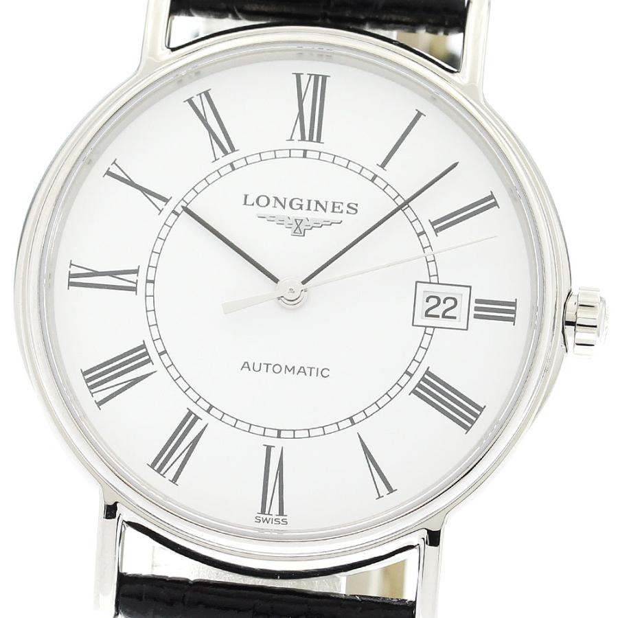 LONGINES ロンジン L4.921.4.11.2 プレザンス デイト 自動巻き メンズ  