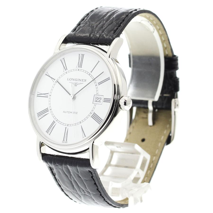 LONGINES ロンジン L4.921.4.11.2 プレザンス デイト 自動巻き メンズ  