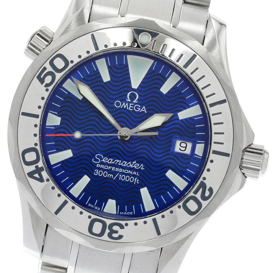 オメガ シーマスタープロ300 ボーイズ 腕時計 クォーツ　2263.80 美品 OMEGA（オメガ） OMEGA 2263.80 シーマスター300 デイト クォーツ