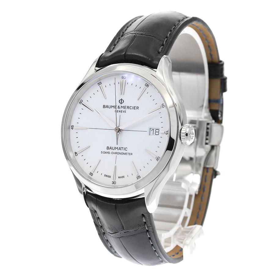 ボーム＆メルシェ Baume & Mercier M0A10518 クリフトン デイト 自動巻き メンズ 良品 箱・保証書付き_971019 BAUME&MERCIER（ボーム&メルシエ） ボーム＆メルシェ Baume & Mercier