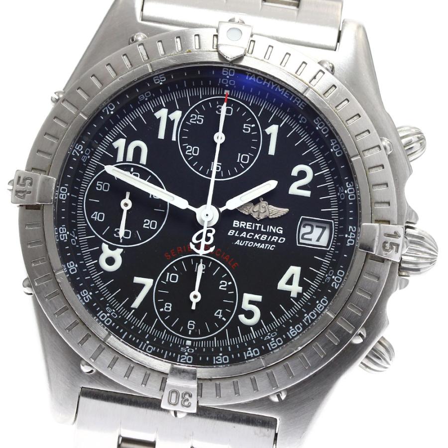 ブライトリング BREITLING 腕時計 クロノマット ブラックバード A13350 ブラック ブライトリング（BREITLING） BREITLING A13350 クロノマット ブラック
